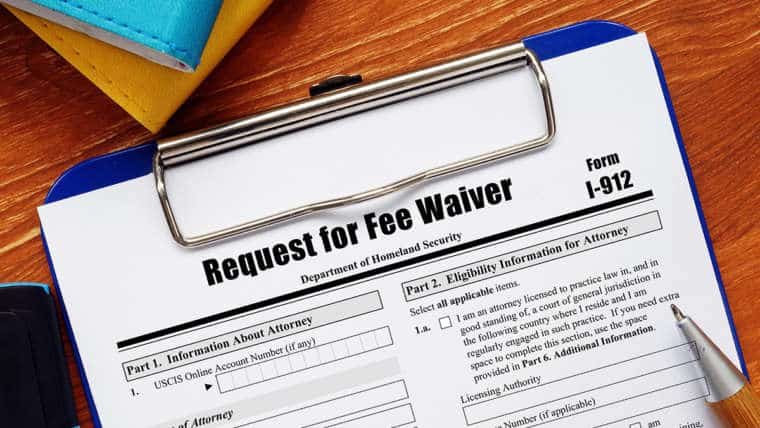 How to request a Fee Waiver before the USCIS